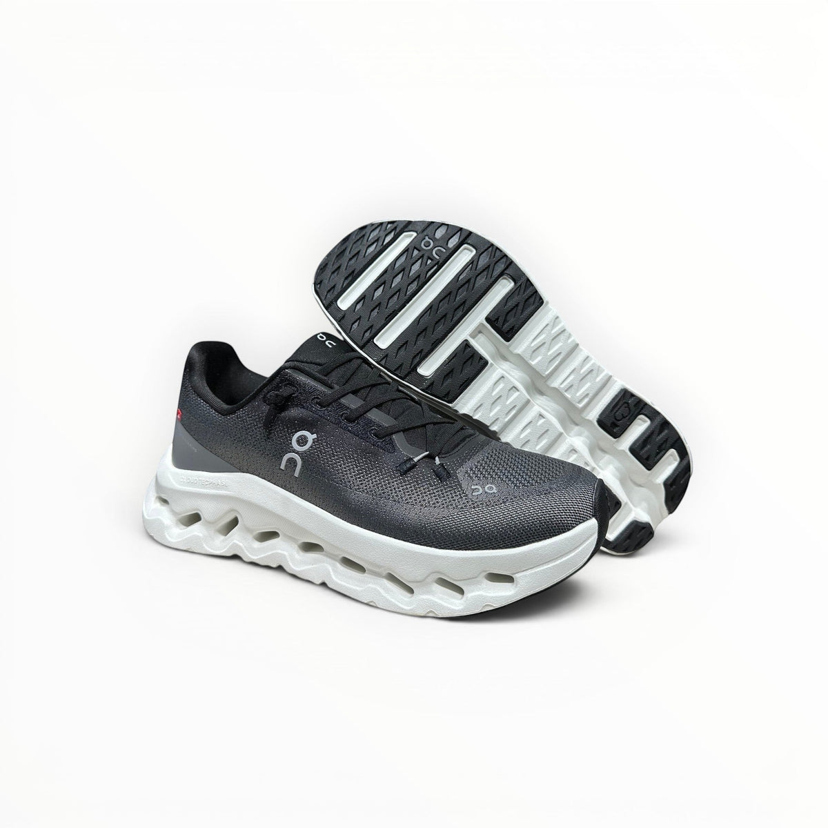 On Cloudtilt women's walking shoes in Black/Grey/White, product view 2