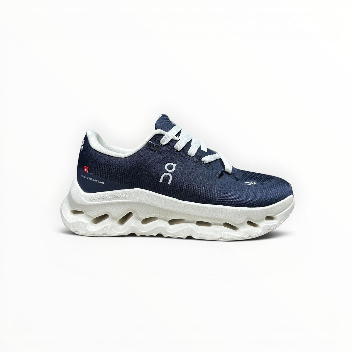 On Cloudtilt women's walking shoes in Dark Blue/White, product view 4