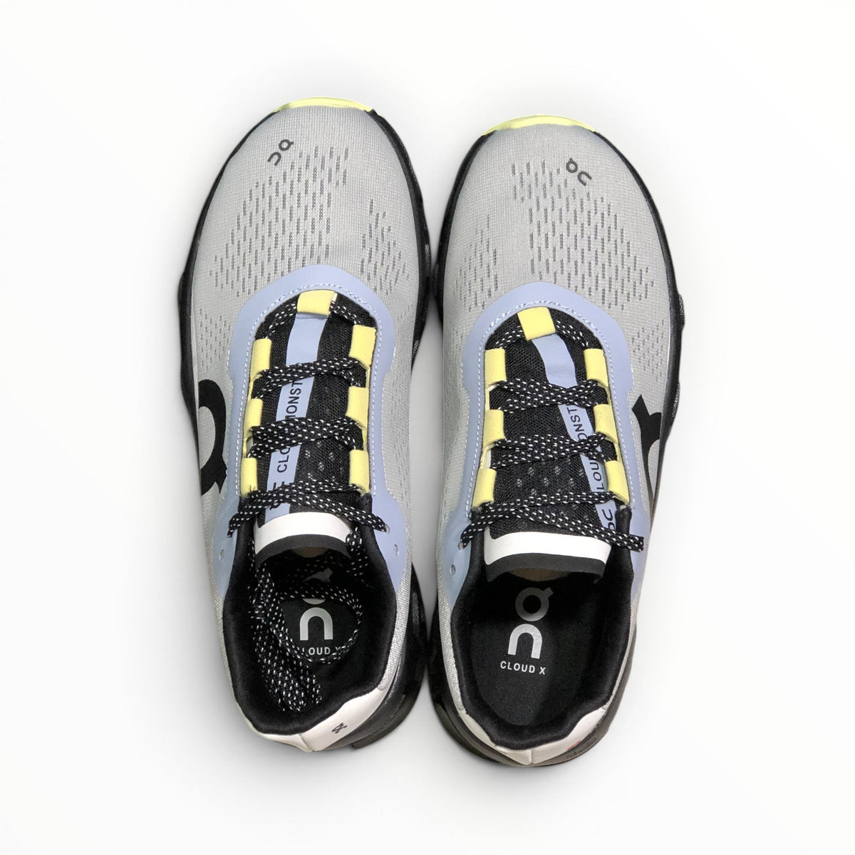 On Cloudmonster men's shoe in Fossil/Magnet - product view 5