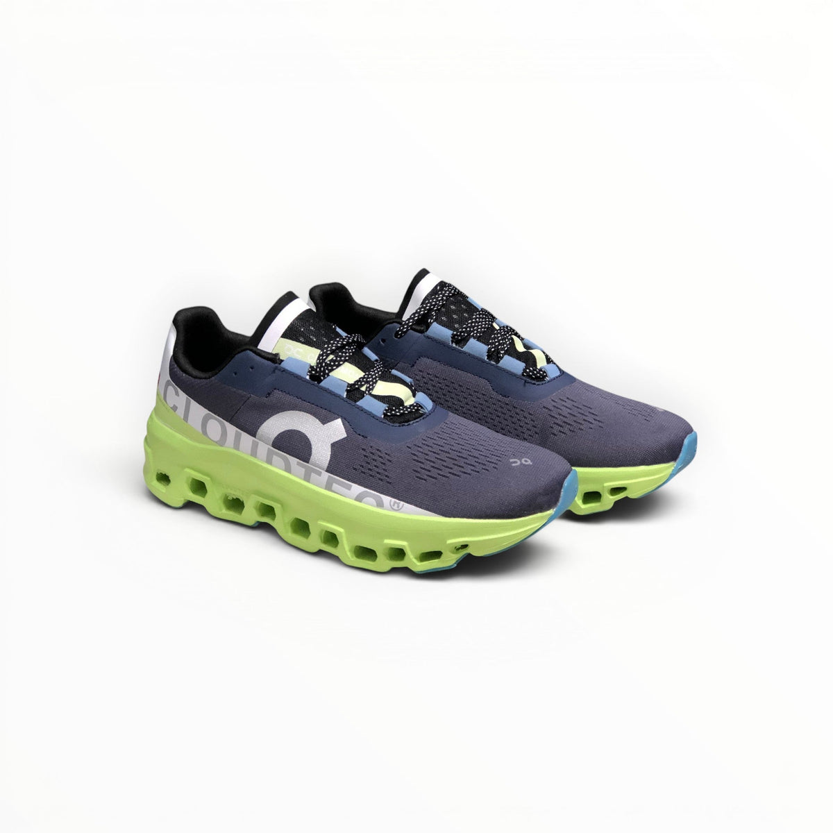 On Cloudmonster women's shoe in Magnet/Shark - product view 2