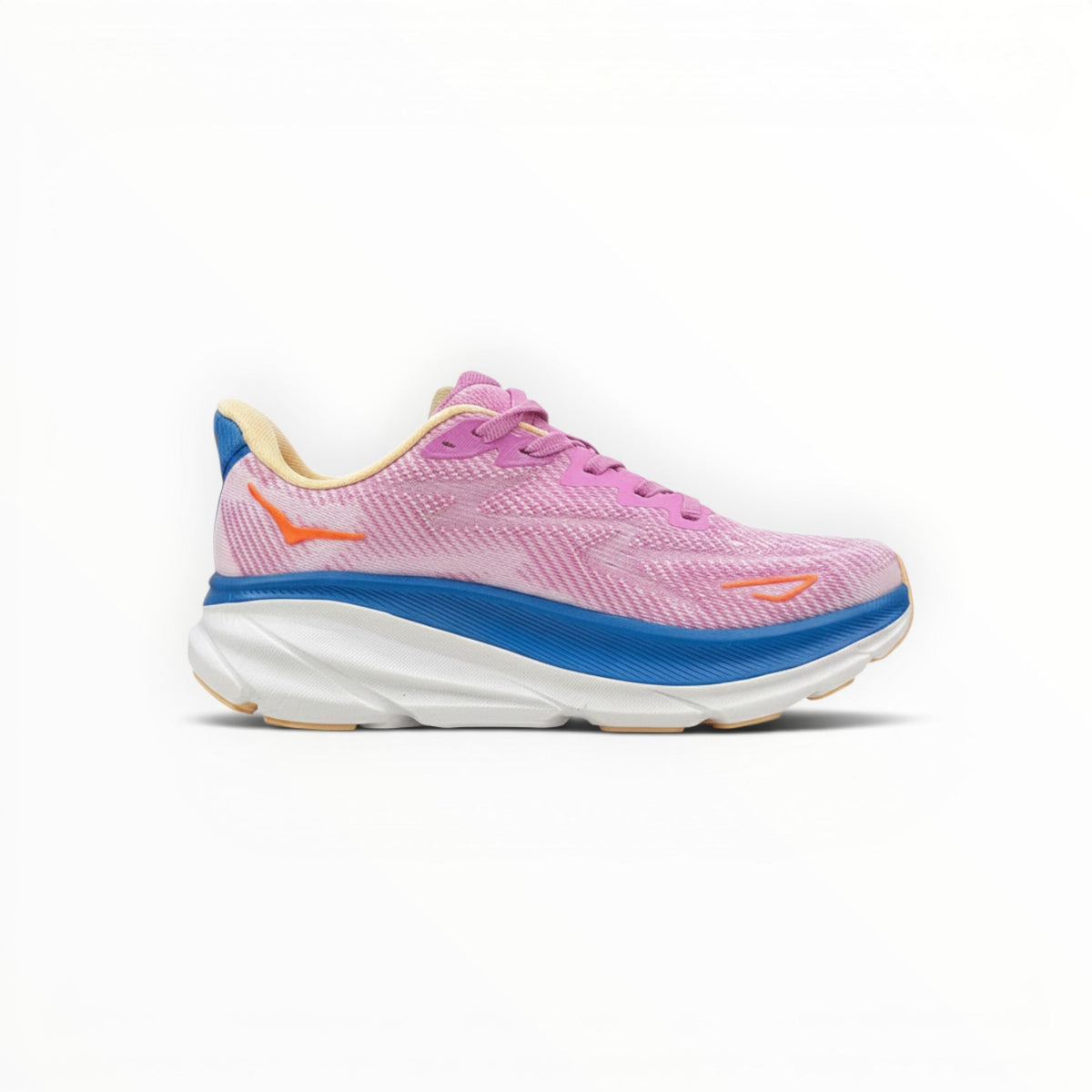 HOKA Clifton 9 men's running shoes in Cyclamen/Sweet Lilac – product view 2