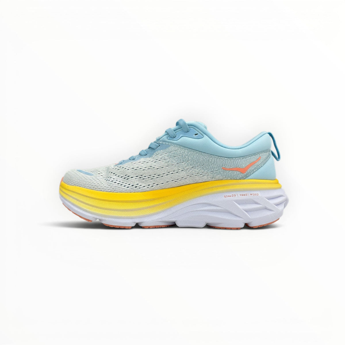 Hoka Bondi 8 men's running shoe in Summer Song/Country Air, pair view