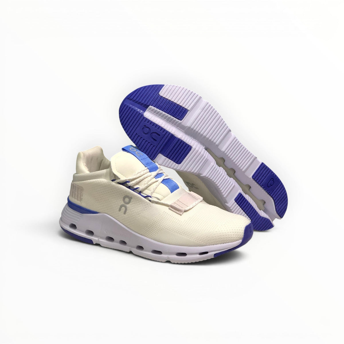 On Cloudnova Women's Undyed-White/Ultramarine lifestyle shoe – image 4