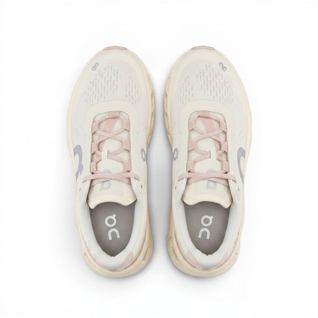 On Cloudmonster women's shoe in Frost/Acacia - product view 4