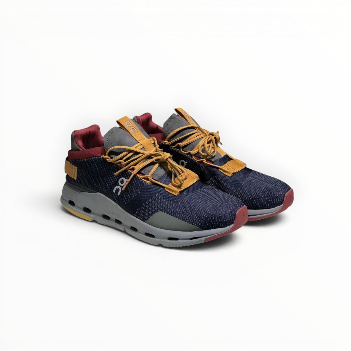 On Cloudnova Men's Denim/Ruby lifestyle shoe – image 3