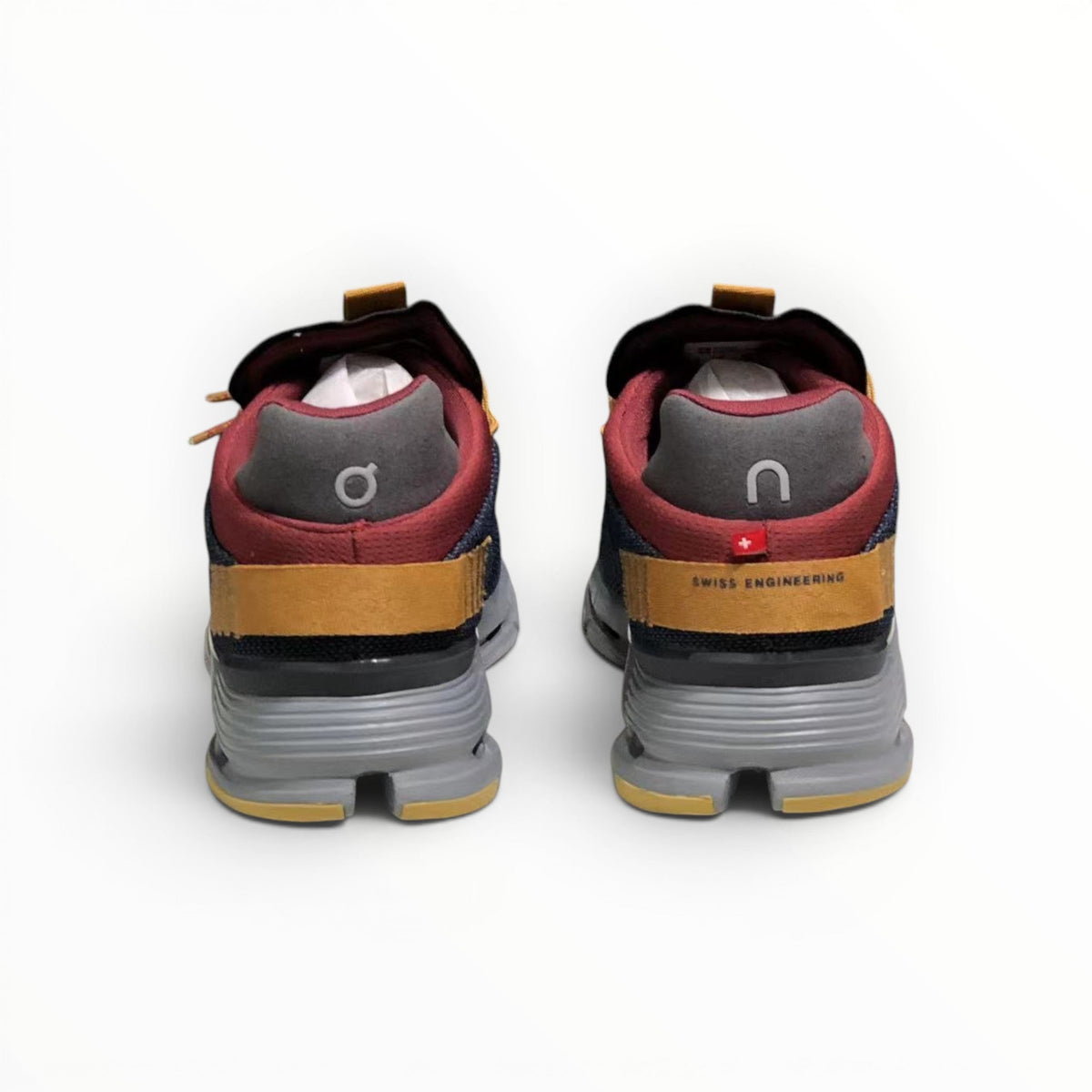 On Cloudnova Men's Denim/Ruby lifestyle shoe – image 6
