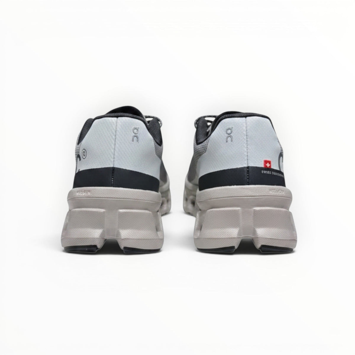 On Cloudmonster men's shoe in Cinder/Fog - product view 6