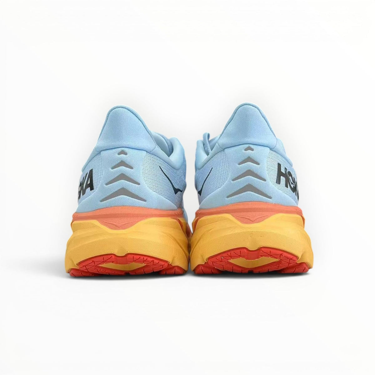 Hoka Clifton 8 men's shoe in Summer Song/Ice Flow – product view 3