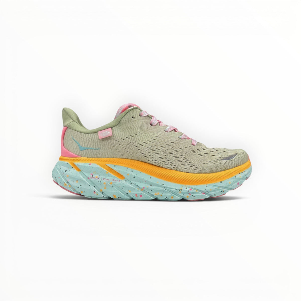Hoka Clifton 8 women's shoe in Seaweed/Green Tea – product view 2