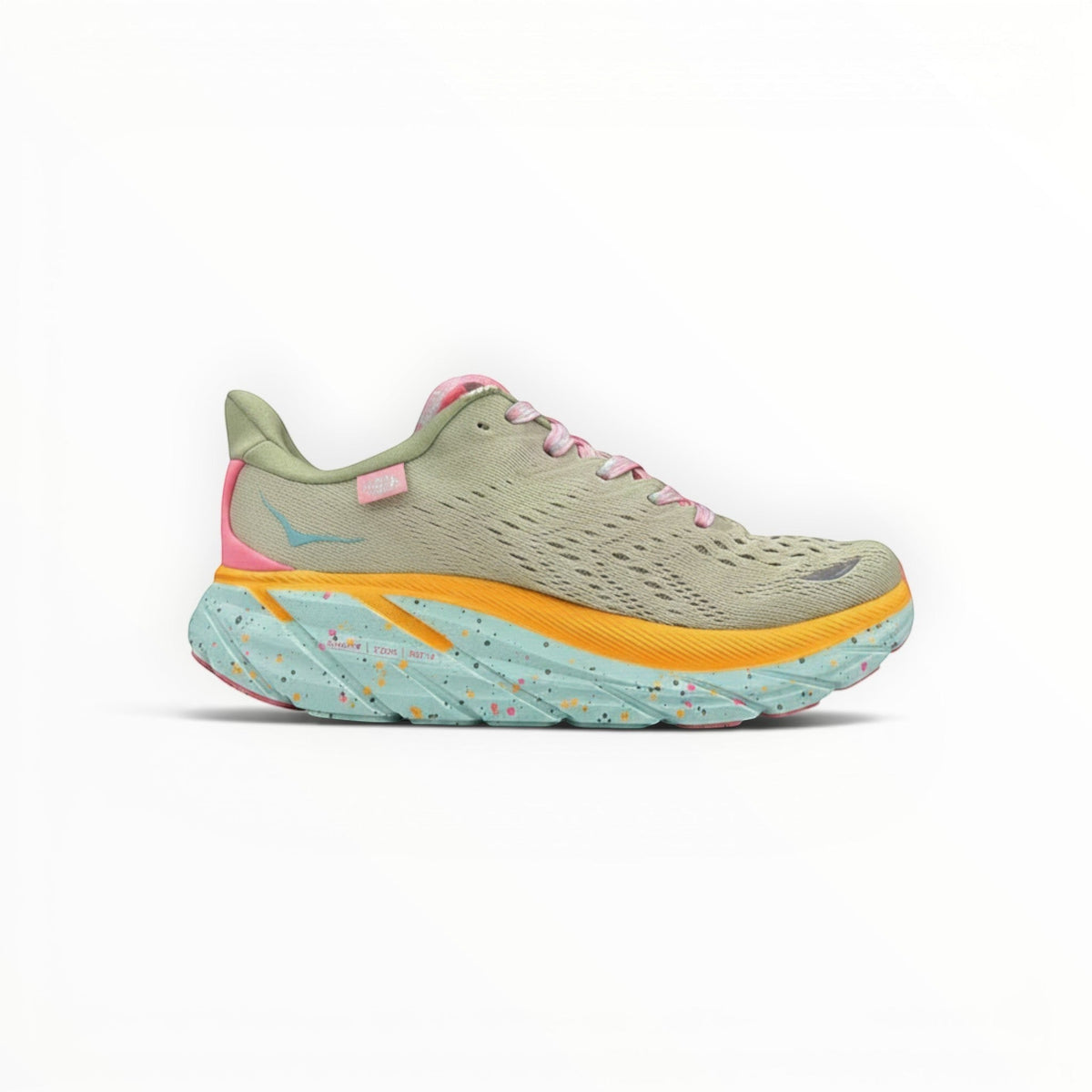 Hoka Clifton 8 men's shoe in Seaweed/Green Tea – product view 2