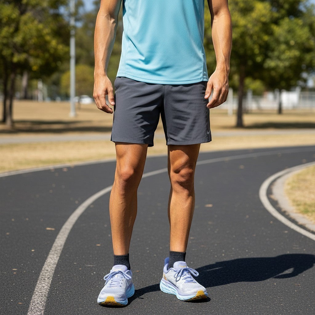 Hoka Clifton 8 men's shoe in Baby Lavender/Smoke Green – product view 4