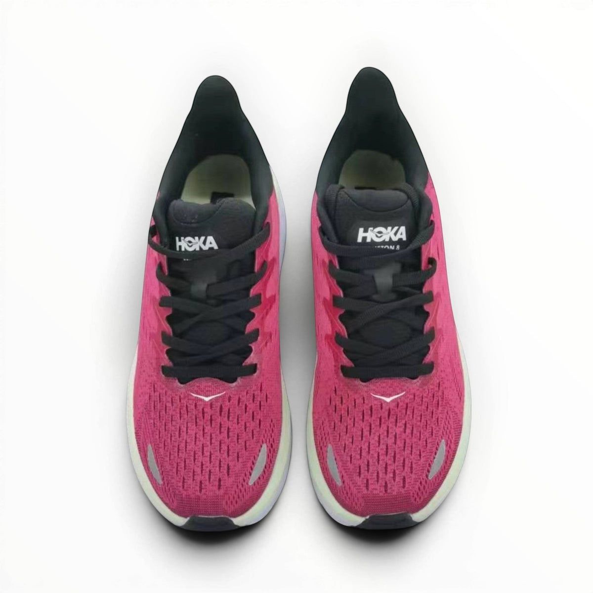Hoka Clifton 8 men's shoe in Blue Graphite/Ibis Rose – product view 3