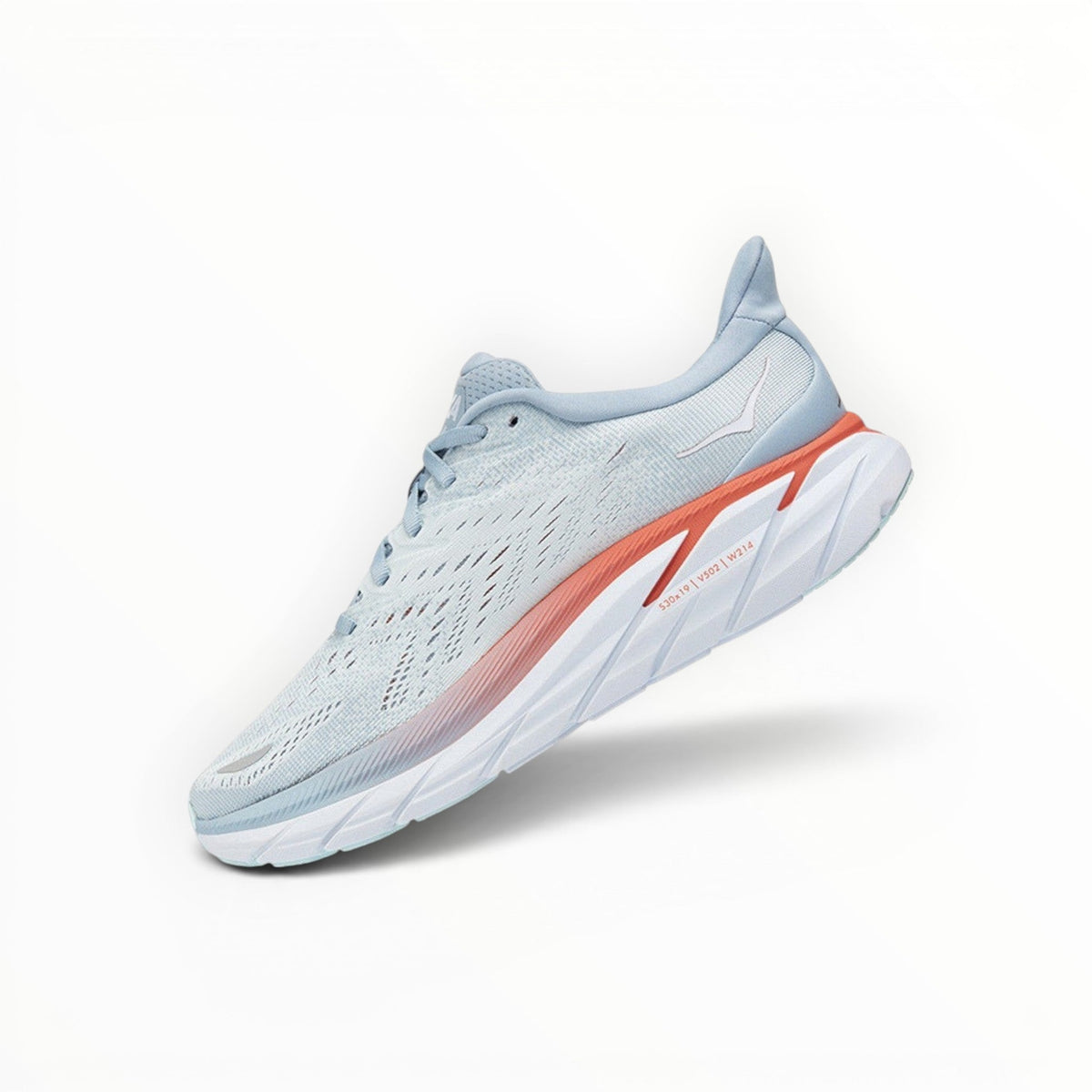 Hoka Clifton 8 men's shoe in Blue Fog/Plein Air – product view 6