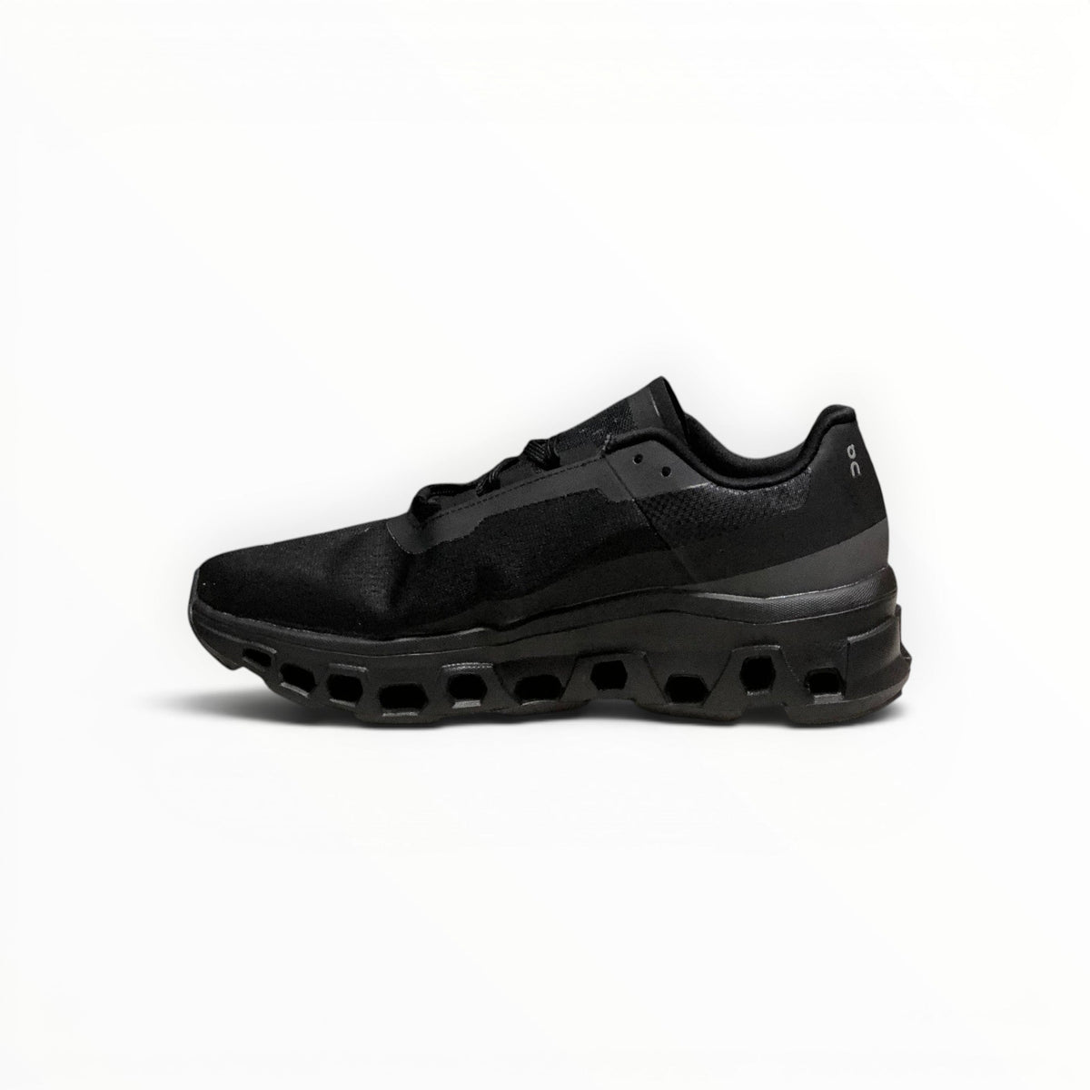 On Cloudmonster men's shoe in All Black - product view 6