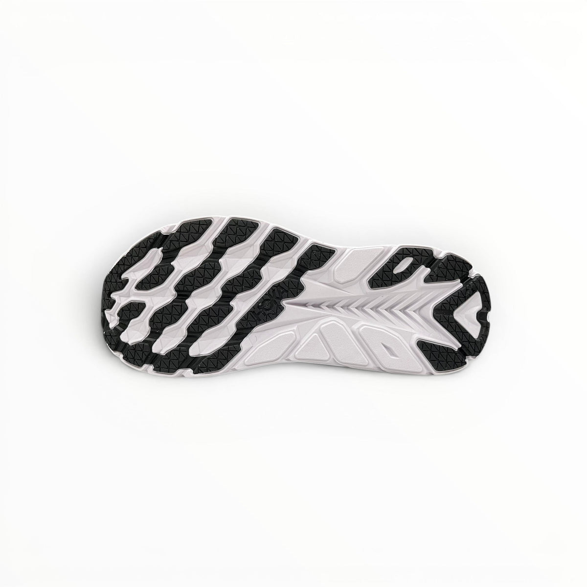 Hoka Clifton 8 women's shoe in Black/White – product view 4