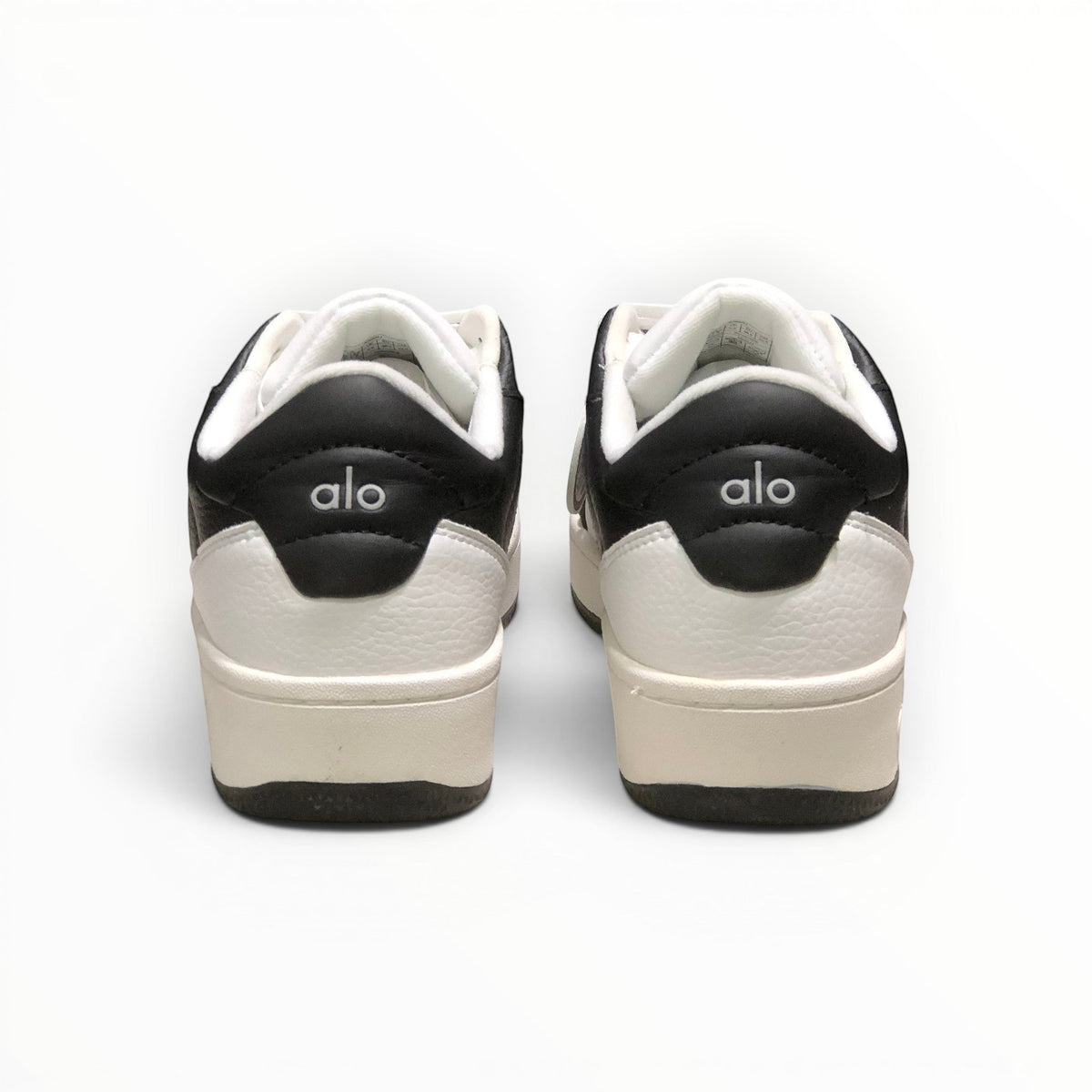 Alo Recovery Mode women's lifestyle sneakers in Black/White, product view 6