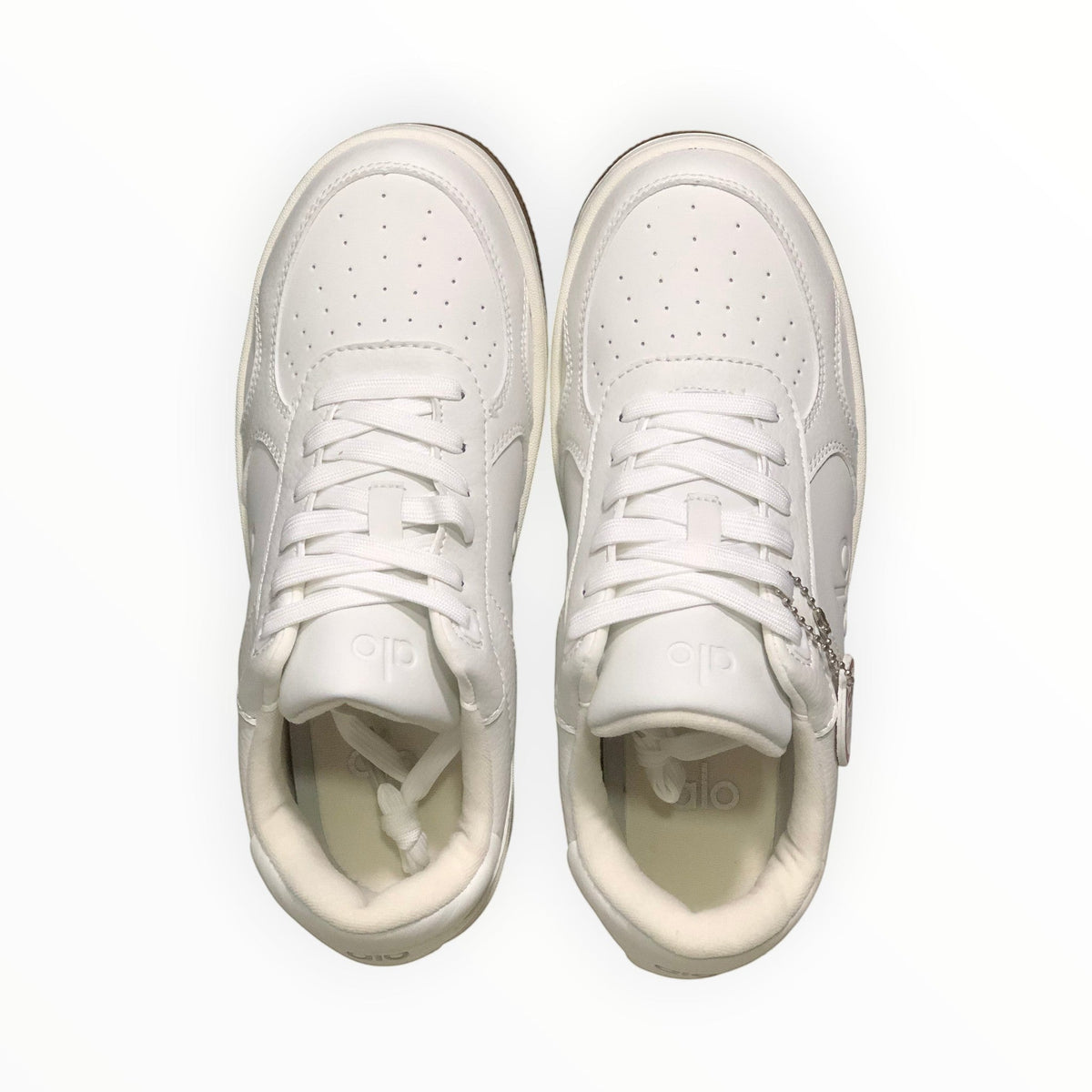 Alo Recovery Mode women's lifestyle sneakers in Natural White, product view 2