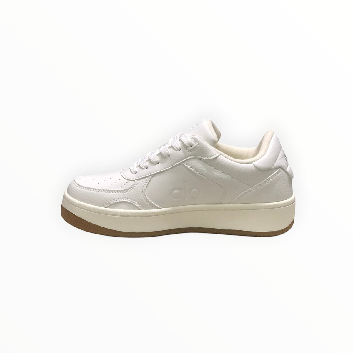 Alo Recovery Mode women's lifestyle sneakers in Natural White, product view 4