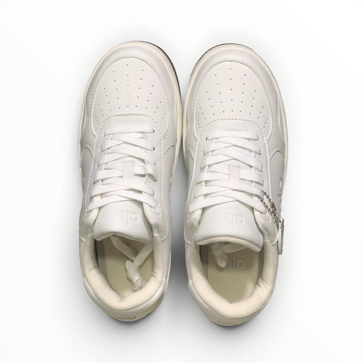 Alo Recovery Mode men's lifestyle sneakers in Natural White, product view 2