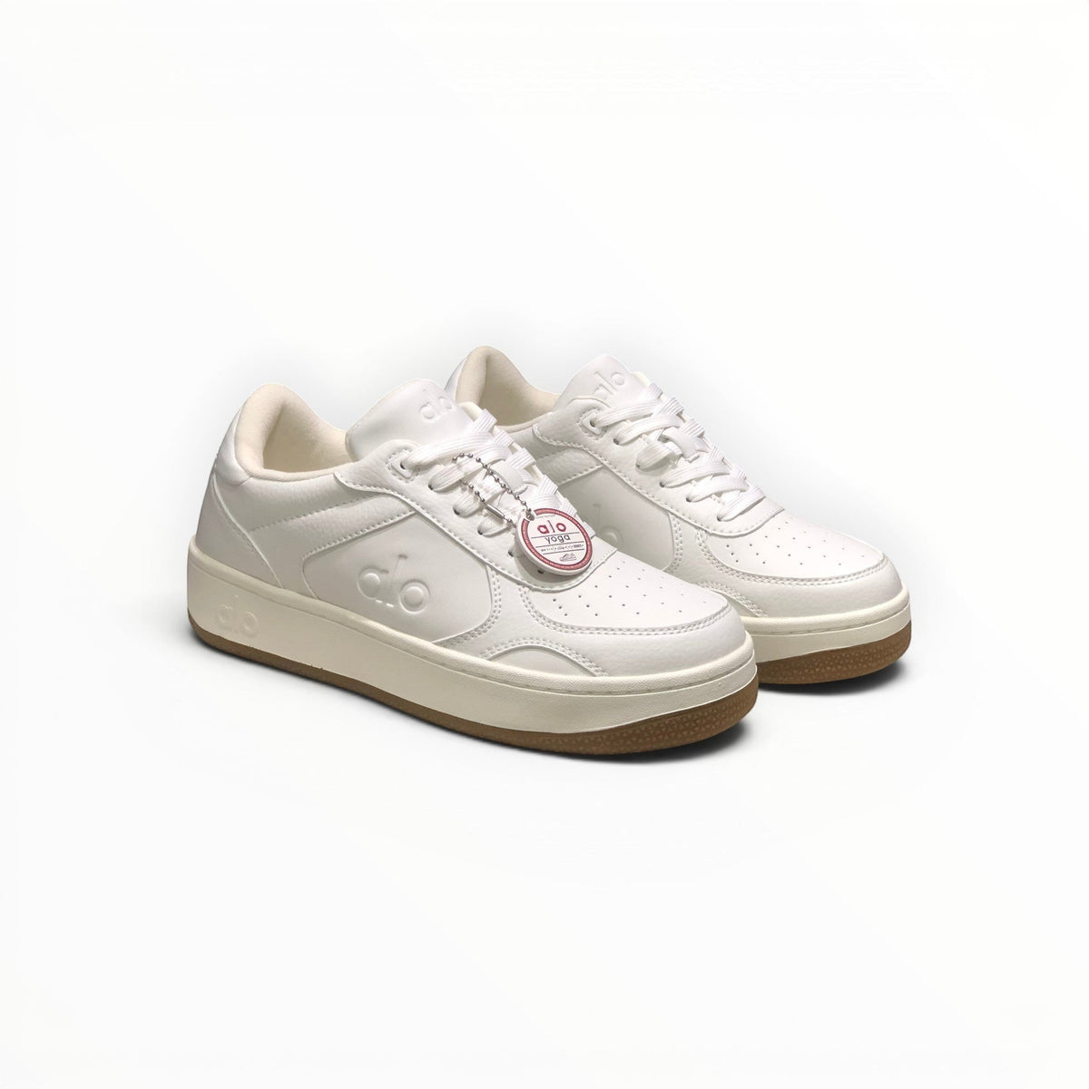 Alo Recovery Mode men's lifestyle sneakers in Natural White, product view 3