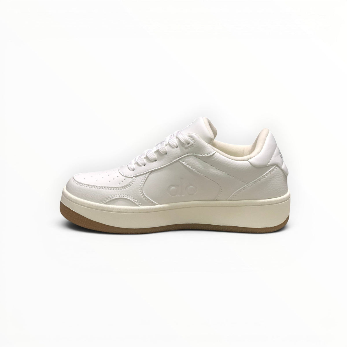 Alo Recovery Mode men's lifestyle sneakers in Natural White, product view 4