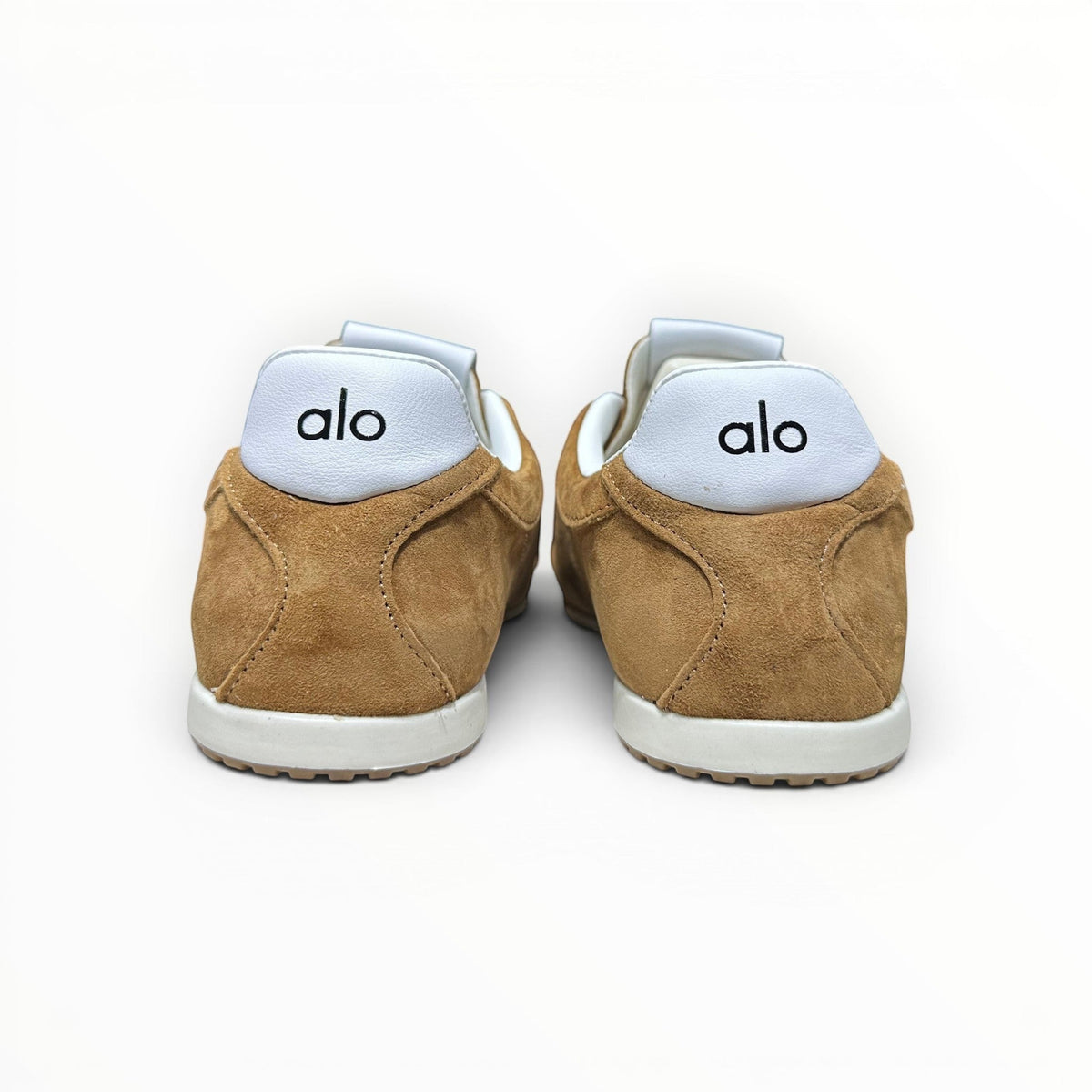 Alo Sunset Sneaker men's suede lifestyle shoes in Rich Sun-Kissed Brown, product view 7