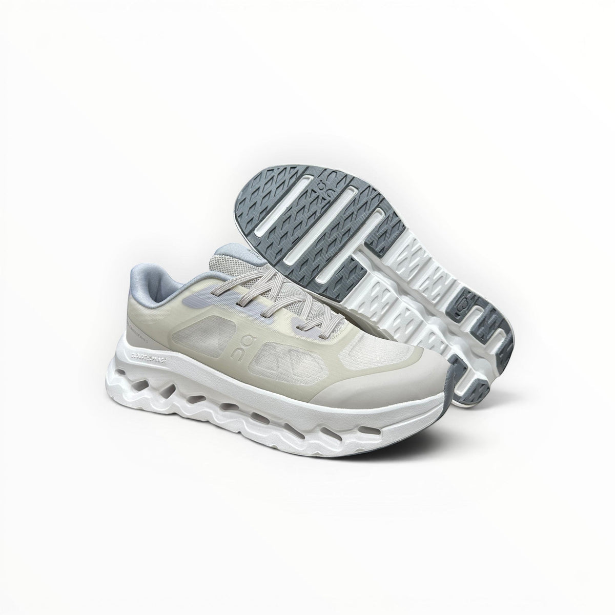 On Cloudtilt Remix women's walking shoes in Cream/Ice Blue/Ivory, product view 4