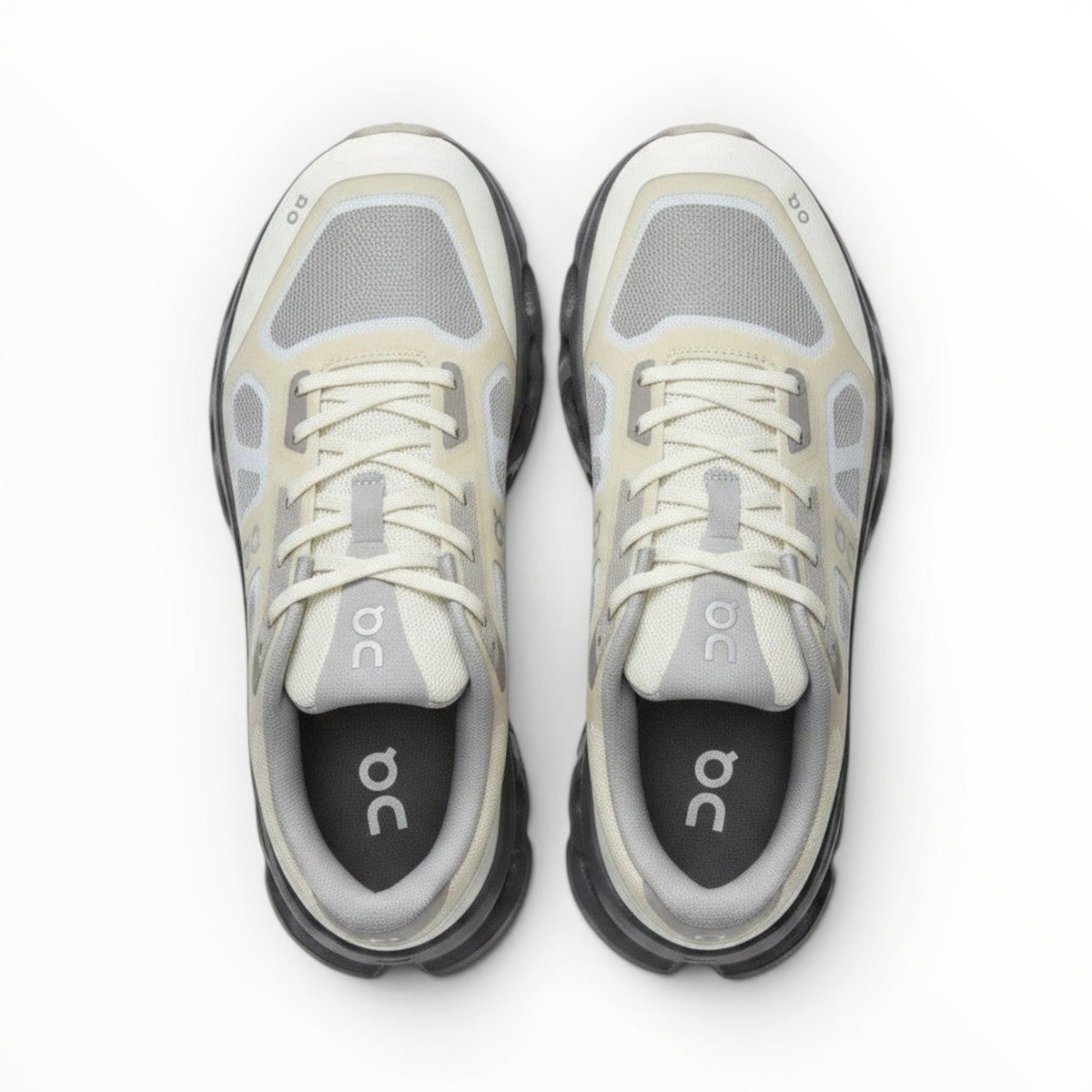 On Cloudtilt Remix women's walking shoes in Cream/Sand/Charcoal, product view 4