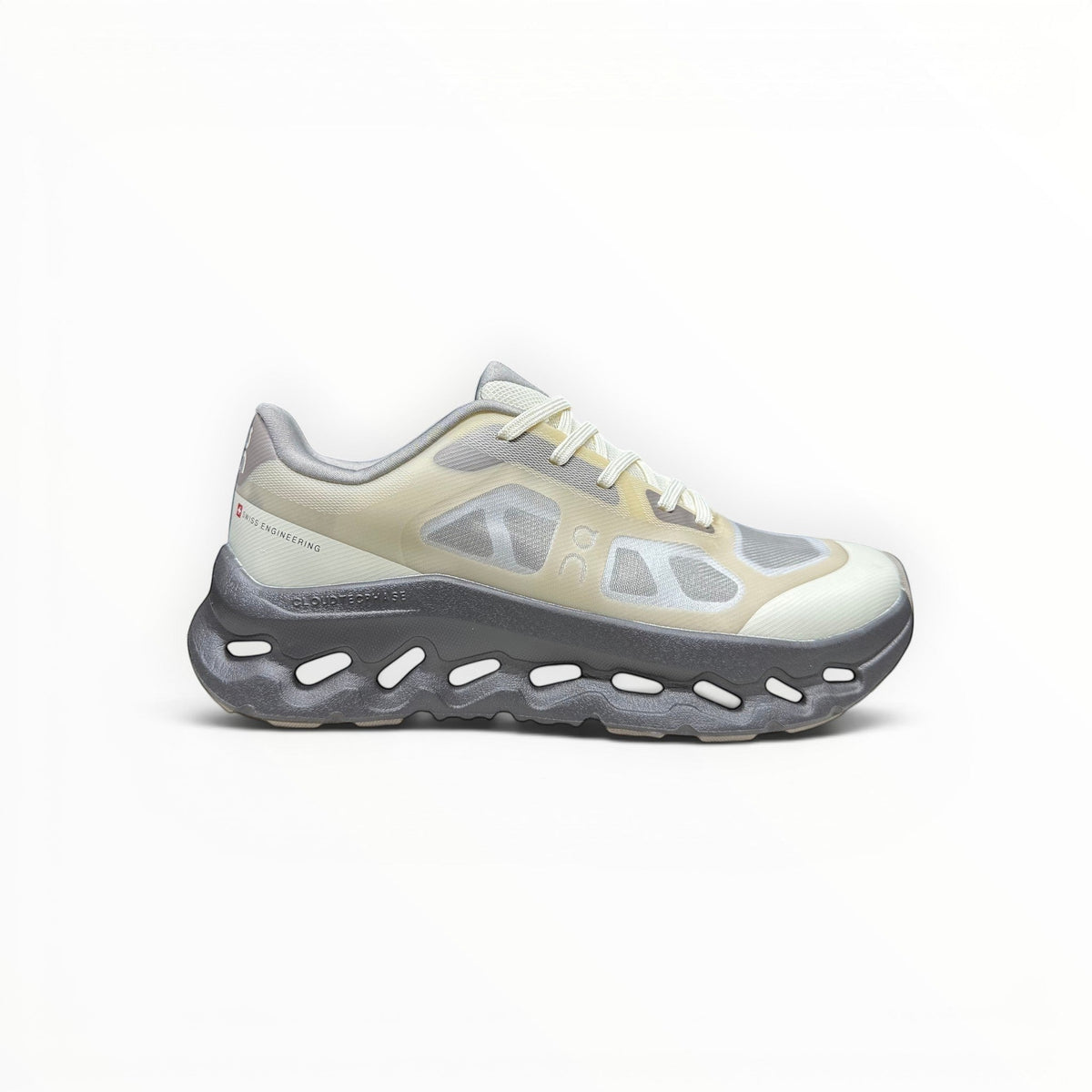 On Cloudtilt Remix women's walking shoes in Cream/Sand/Charcoal, product view 6