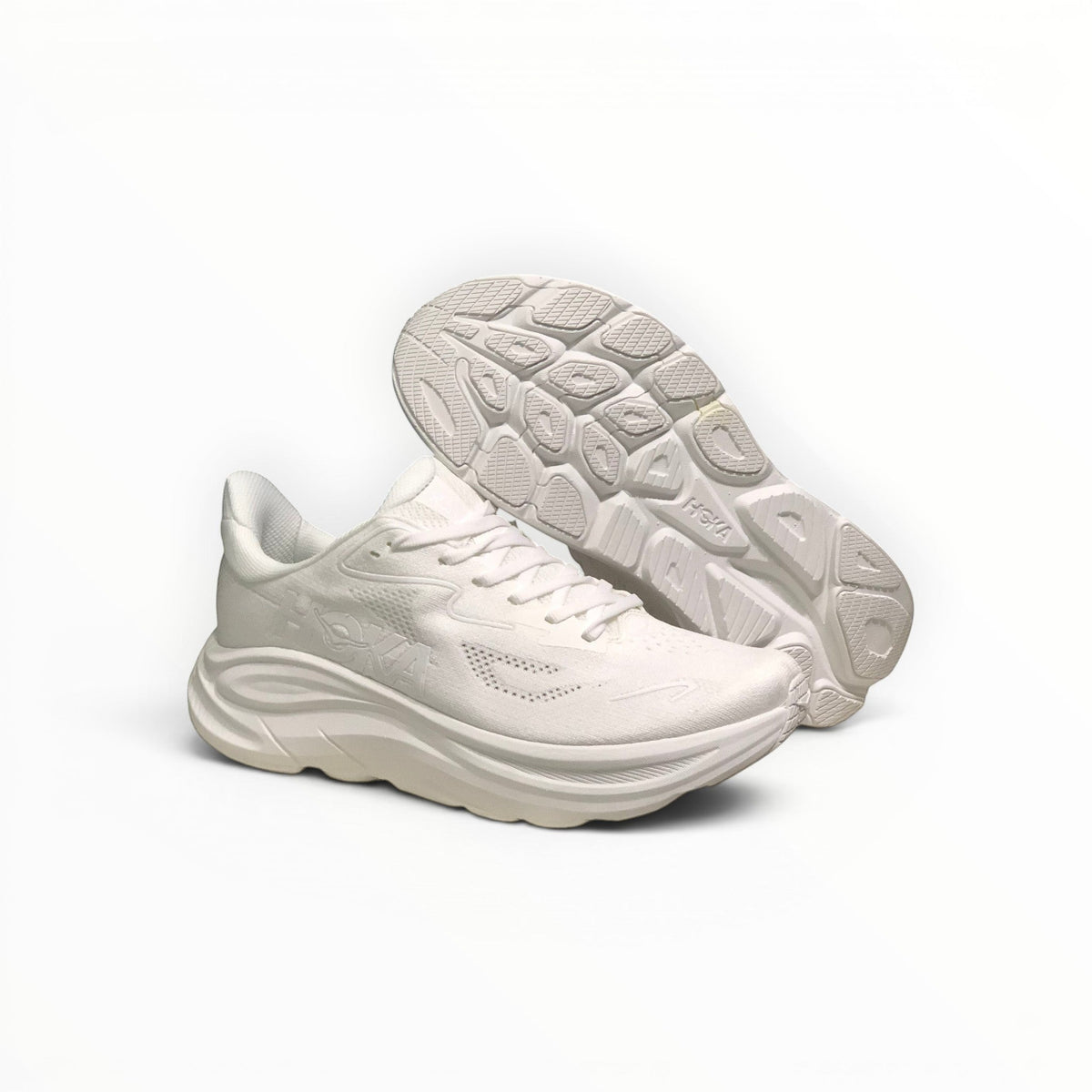 Hoka Clifton 10 Women's White/White running shoe – image 3