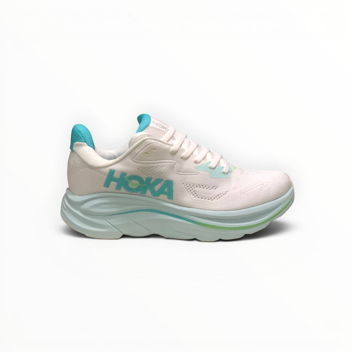 Hoka Clifton 10 Women's White/Skyward Blue running shoe – image 1