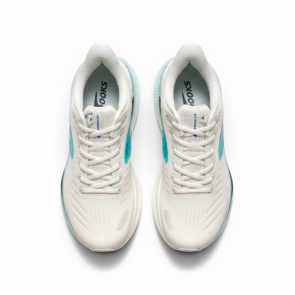 Brooks Glycerin Max 2 men's running shoes in White/Blue/Spellbound, product view 4