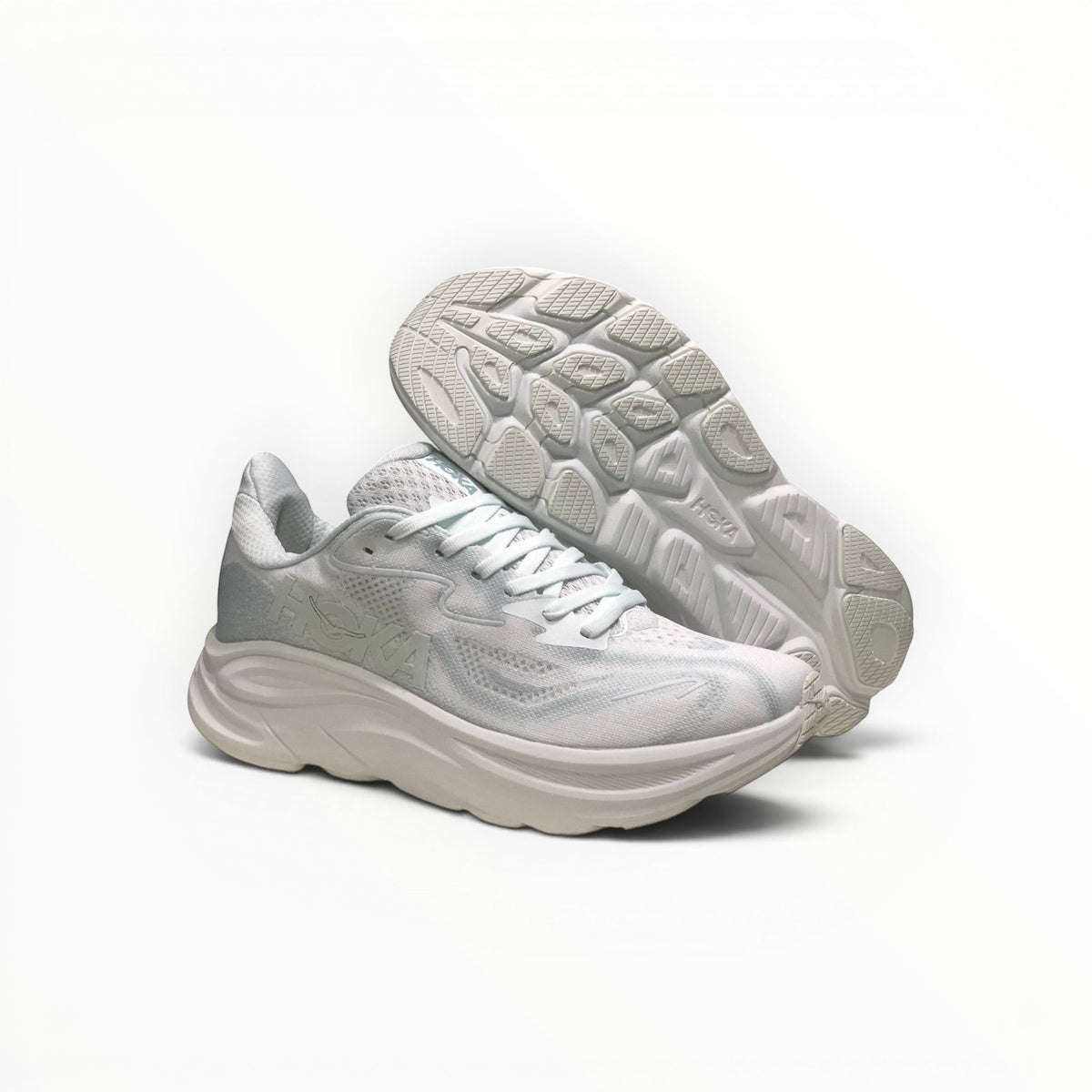 Hoka Clifton 10 Men's Stellar Grey/Stardust running shoe – image 3