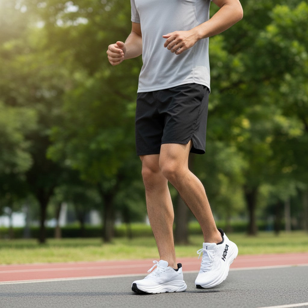 Hoka Clifton 10 Men's White/Black running shoe – image 5