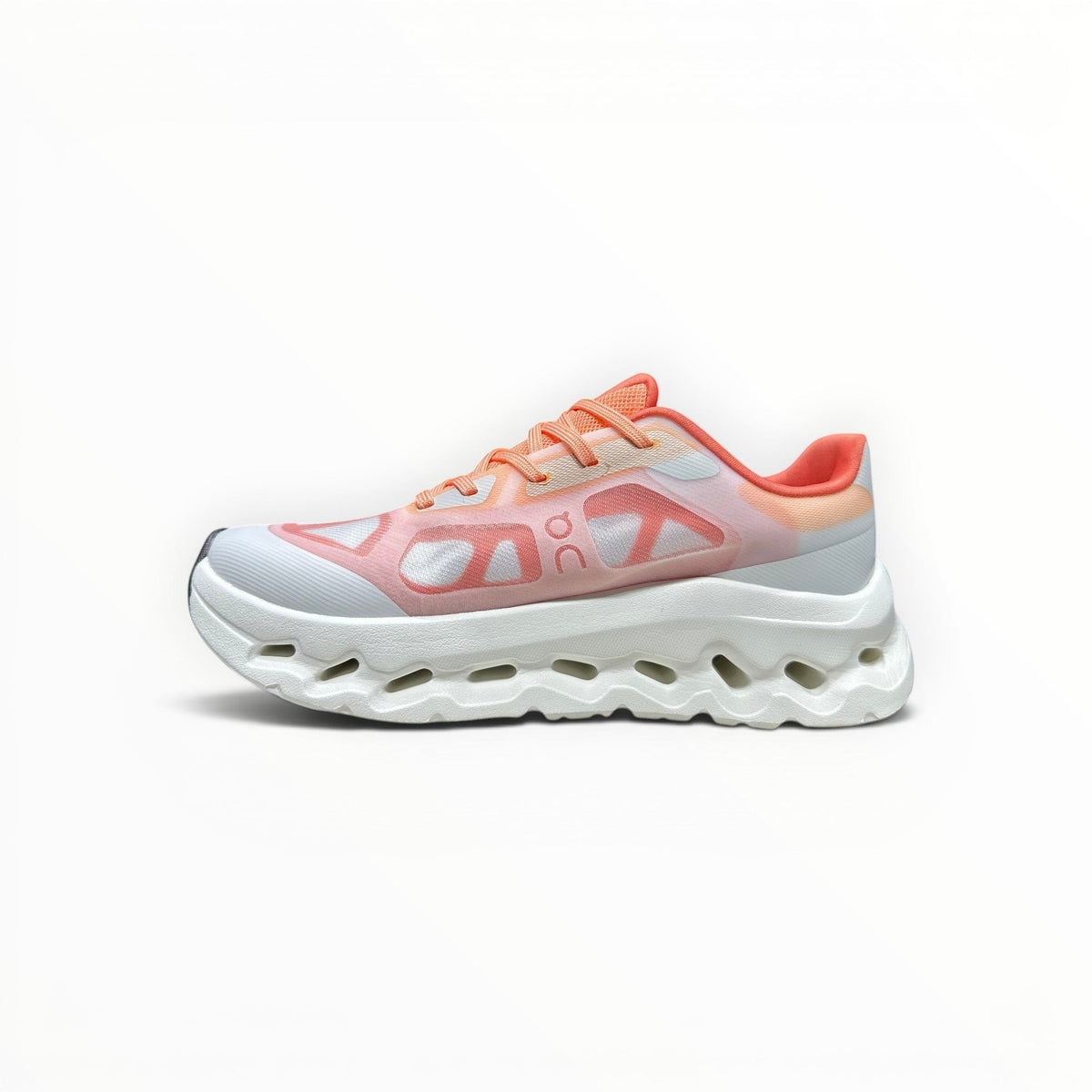 On Cloudtilt Remix men's walking shoes in Coral/Peach/Ivory, product view 2