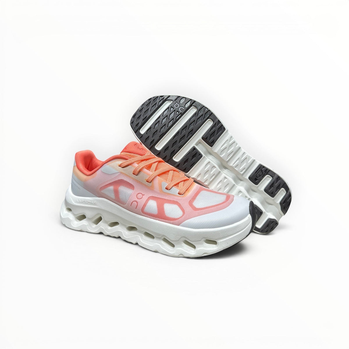 On Cloudtilt Remix men's walking shoes in Coral/Peach/Ivory, product view 3