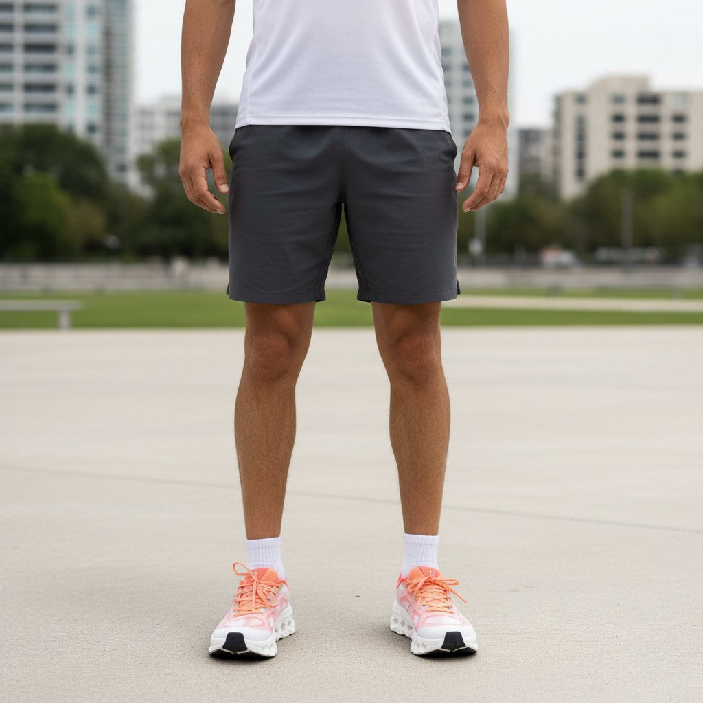 On Cloudtilt Remix men's walking shoes in Coral/Peach/Ivory, product view 5