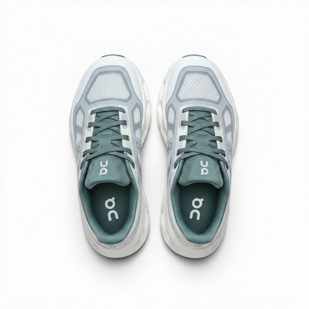 On Cloudtilt Remix men's walking shoes in Sage/Ice White, product view 4