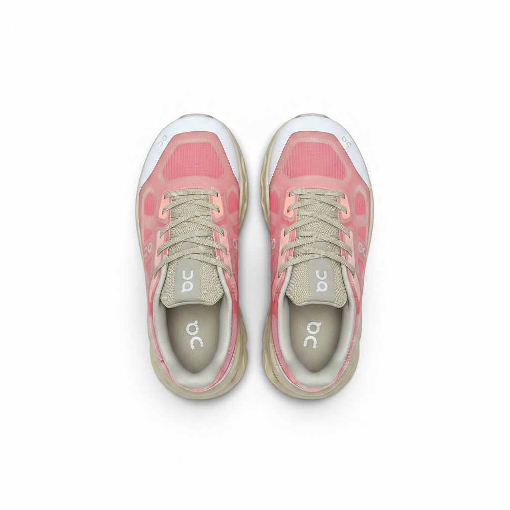 On Cloudtilt Remix men's walking shoes in Rose/Peach/Ivory, product view 5