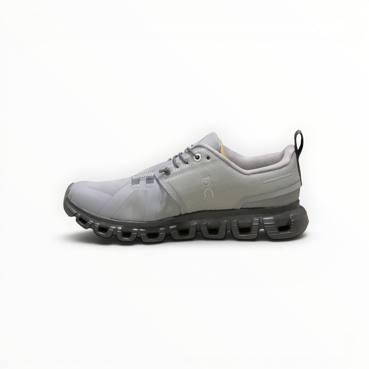 On Cloud 6 Waterproof men's shoes in Zinc/Canyon, pair view