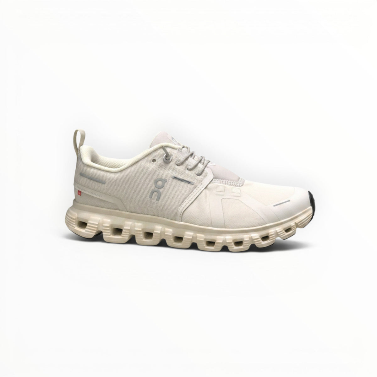 On Cloud 6 Waterproof men's lifestyle shoe in Cream/Sand, side profile