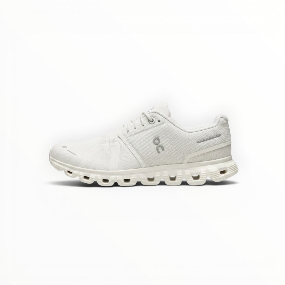 On Cloud 6 Waterproof men's lifestyle shoe in All White, pair view