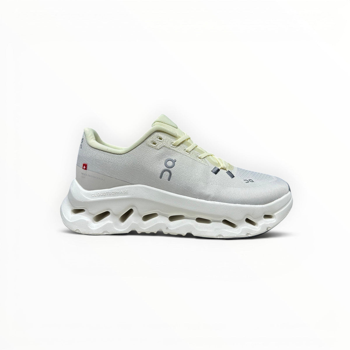 On Cloudtilt men's walking shoes in Light Grey/Yellow, side product view