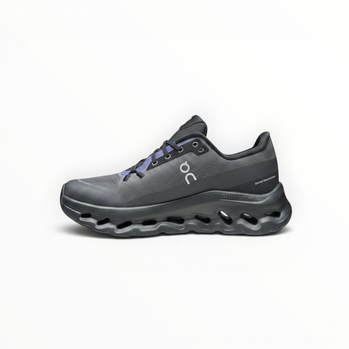 On Cloudtilt men's walking shoes in Black/Blue, product view 2
