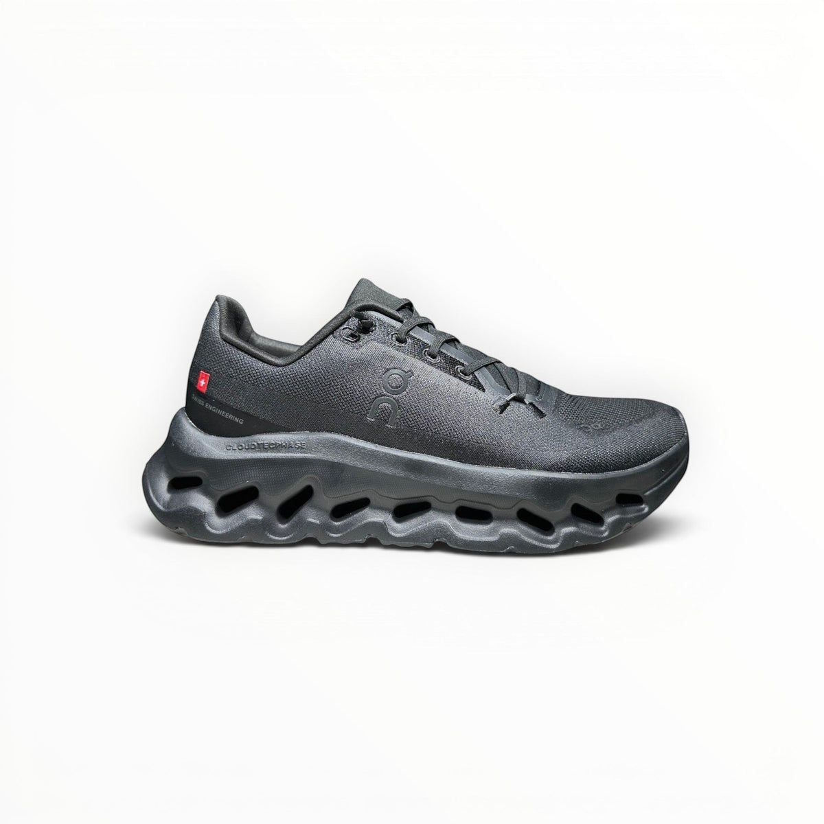 On Cloudtilt women's walking shoes in Black, side product view