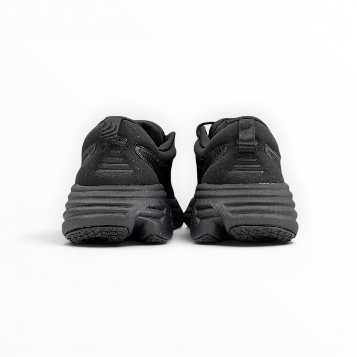 Hoka Bondi 8 men's shoe in Black/Black – product view 4