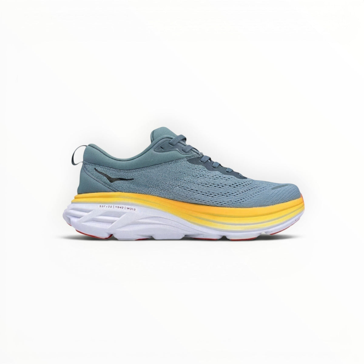 Hoka Bondi 8 men's shoe in Goblin Blue/Mountain Spring – product view 2