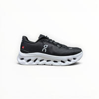 On Cloudtilt women's walking shoes in Black/White, side product view