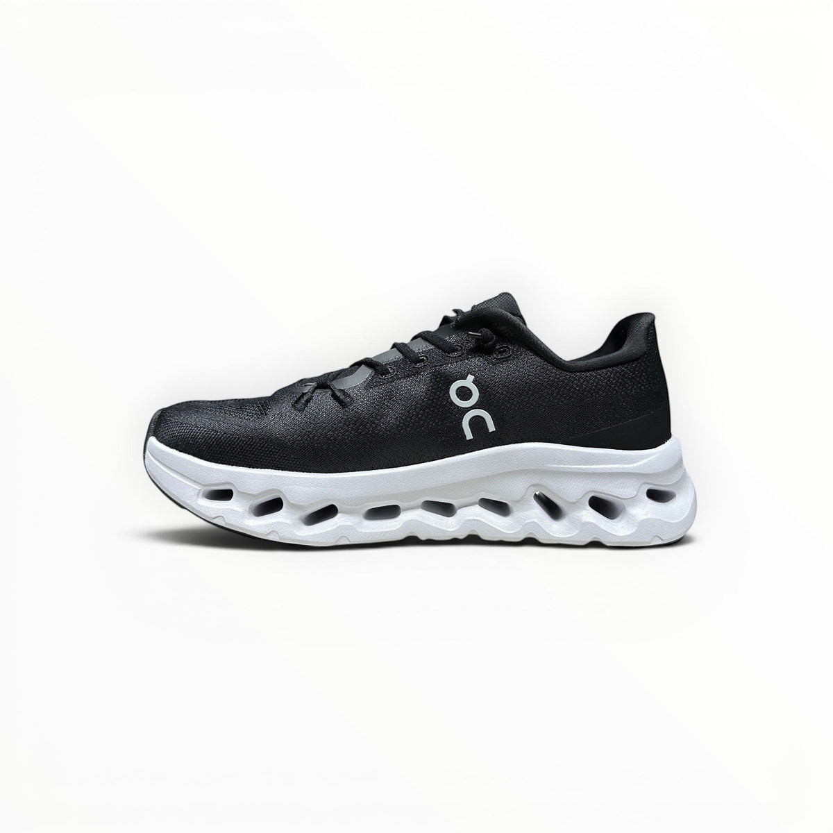 On Cloudtilt women's walking shoes in Black/White, product view 3