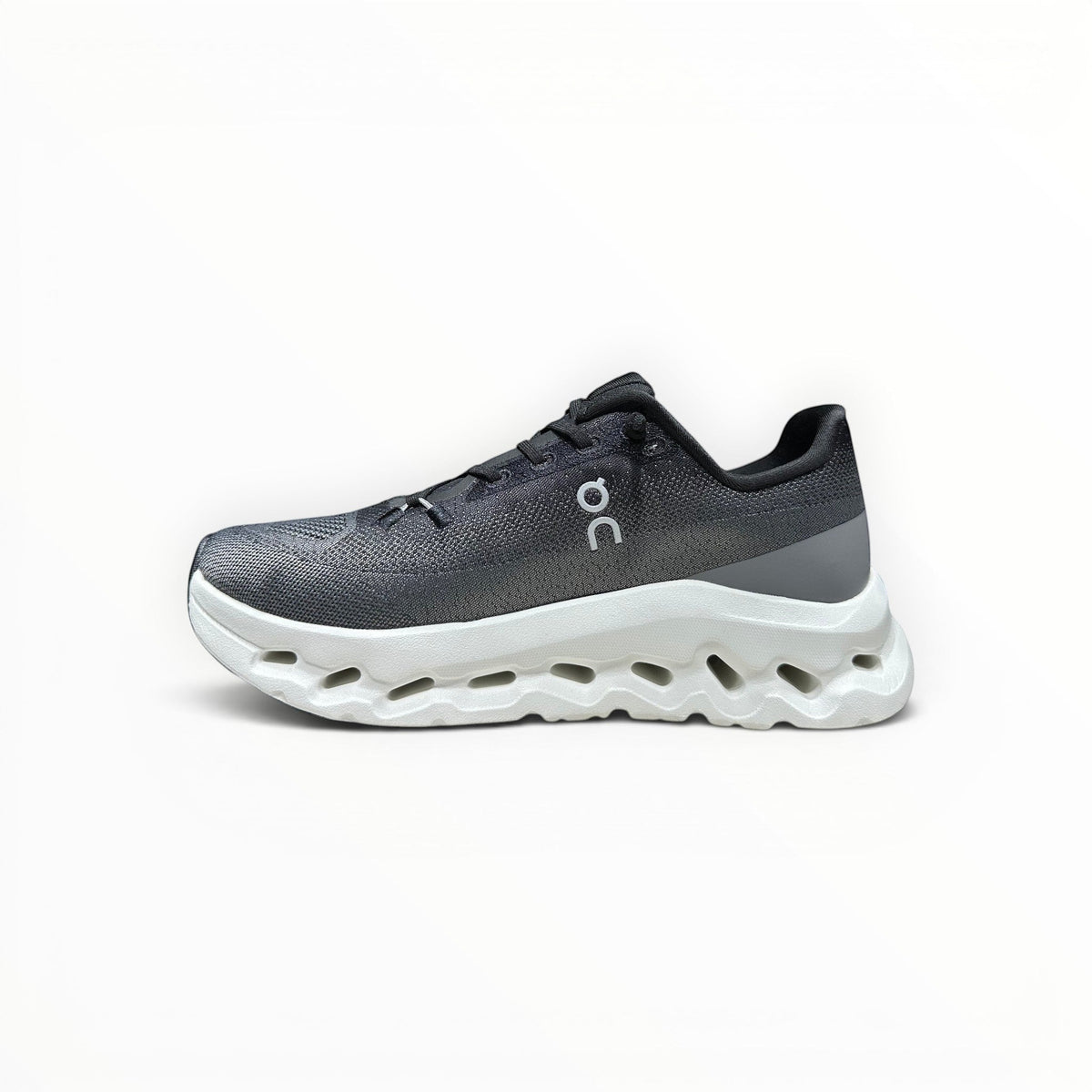 On Cloudtilt women's walking shoes in Black/Grey/White, product view 3